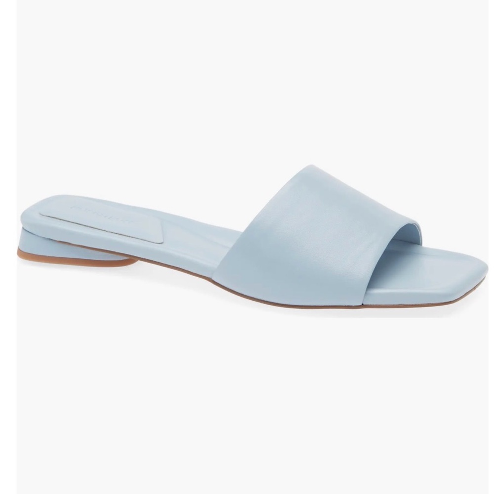 Nordstrom Blue Fog Slide Sandals Size 6.5